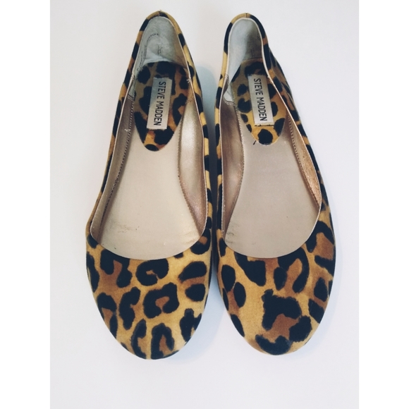 steve madden cheetah flats